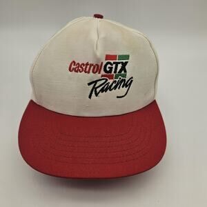 Vintage Castrol GTX Racing Hat Cap‎ Snap Back Mens Motorsports Racing 90s